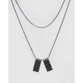 Buck Palmer - Pendulum Necklace - Jewellery (OXIDIZED) Pendulum Necklace