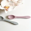 Bare The Label - Silicone Spoons, Four Pack - Nursing & Feeding (Pink) Silicone Spoons, Four Pack