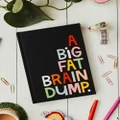 Write to Me - Brain Dump WTM x Rachel Castle Notebook Journal - Home (Black) Brain Dump WTM x Rachel Castle Notebook Journal