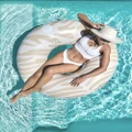 &Sunday - Roar Oversized Pool Tube by Kelle Howard - Home (Beige) Roar Oversized Pool Tube by Kelle Howard