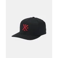 Nixon - Exchange FF Hat - Hats (Black & Red) Exchange FF Hat