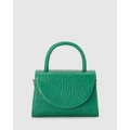 Olga Berg - Nadia Top Handle Bag - Clutches (Green) Nadia Top Handle Bag
