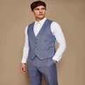 Ted Baker - Strongw Debonair Plain Waistcoat - Suits & Blazers (Light Blue) Strongw Debonair Plain Waistcoat