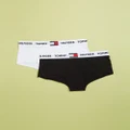 Tommy Hilfiger - 2 Pack Shorty ICONIC EXCLUSIVE Teens - Briefs (White & Black) 2-Pack Shorty - ICONIC EXCLUSIVE - Teens