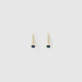 Arms Of Eve - Rhodes Gold Earrings Blue - Jewellery (Blue) Rhodes Gold Earrings - Blue