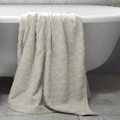 Aura Home - Maya Bath Towel Range - Bathroom (White) Maya Bath Towel Range