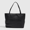 Country Road - Heritage Leather Shopper - Bags (Black) Heritage Leather Shopper