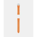 Fossil - 18mm Tangerine Silicone Strap - Watches (ORANGE) 18mm Tangerine Silicone Strap