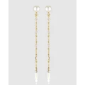Georgini - Globe Gold Earrings - Jewellery (Gold) Globe Gold Earrings