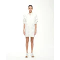 JACANDMOOKI - Denim Shirt Dress - Dresses (OFF WHITE) Denim Shirt Dress