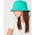 JACANDMOOKI - Bucket Hat - Hats (AQUA GREEN) Bucket Hat