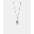 Karen Walker - Garden Fork Necklace - Jewellery (Sterling Silver) Garden Fork Necklace