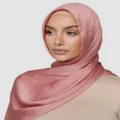Mod Squad - Crinkle Satin Hijab - Headwear (LIGHT PINK) Crinkle Satin Hijab