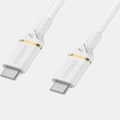 Otterbox - USB C to USB C Cable - Tech Accessories (White) USB-C to USB-C Cable