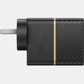 Otterbox - USB C and USB A Dual Port Wall Charger - Tech Accessories (Black) USB-C and USB-A Dual Port Wall Charger