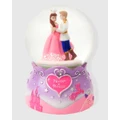 Pink Poppy - Pink Poppy's Princess Rotating Snow Globe - Novelty Gifts (Pink) Pink Poppy's Princess Rotating Snow Globe