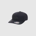 Quiksilver - Amped Up Flexifit Hat For Men - Headwear (TRUE BLACK) Amped Up Flexifit Hat For Men