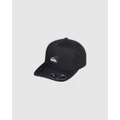 Quiksilver - Mens Adapted Flexfit Hat - Headwear (BLACK) Mens Adapted Flexfit Hat