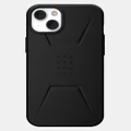 UAG - iPhone 14 Plus Civilian Magsafe Phone Case - Tech Accessories (Black) iPhone 14 Plus Civilian Magsafe Phone Case
