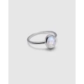 Von Treskow - Oval Moonstone Ring - Jewellery (Silver) Oval Moonstone Ring
