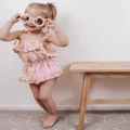 WITH LOVE FOR KIDS - Cotton Muslin Ruffle Playsuit Babies - Jumpsuits & Playsuits (Isla) Cotton Muslin Ruffle Playsuit - Babies
