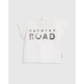 Country Road - Organically Grown Cotton Sequin Logo T shirt - T-Shirts & Singlets (Silver) Organically Grown Cotton Sequin Logo T-shirt