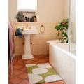 Mosey Me - Pebble Bath Mat - Bathroom (Green) Pebble Bath Mat