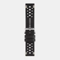 Tissot - Official Leather Strap Lugs 22mm - Watches (Black) Official Leather Strap Lugs 22mm