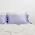 SILK MAGNOLIA - Pure Silk Pillowcase - Home (Purple) Pure Silk Pillowcase