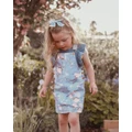 WITH LOVE FOR KIDS - Hazel Denim Pinafore Dress Babies Kids - Dresses (Ellie) Hazel Denim Pinafore Dress - Babies - Kids