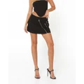 BY.DYLN - Belle Mini Skirt - Skirts (Black) Belle Mini Skirt