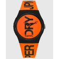 Superdry - Orange Silicone Sports Watch - Watches (Orange) Orange Silicone Sports Watch