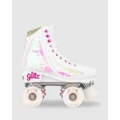 Crazy Skates - Disco Glitz Size Adjustable - Performance Shoes (White) Disco Glitz - Size Adjustable