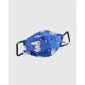 Ford Millinery - Gamer Reversible Fabric Face Mask - Wellness (Blue) Gamer Reversible Fabric Face Mask