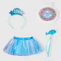 Pink Poppy - Majestic Mermaid Dress Up Gift Set - Novelty Gifts (Blue) Majestic Mermaid Dress-Up Gift Set