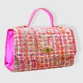 Pink Poppy - Tweed Pink Handbag - Handbags (Pink) Tweed Pink Handbag