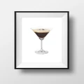 DG Designs - Espresso Martini Unframed Print - Home (Pale Pink) Espresso Martini - Unframed Print