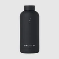 REC GEN - Stainless Steel Insulated Drink Bottle - Gym & Yoga (Black) Stainless Steel Insulated Drink Bottle