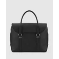 Samsonite - Women Executive Leather Convertible Brief - Bags (Black) Women Executive Leather Convertible Brief