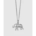 Karen Walker - Elephant Necklace - Jewellery (Sterling Silver) Elephant Necklace