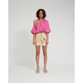 TOJHA - Mira Skirt - Pencil skirts (Pink) Mira Skirt