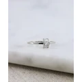 CA Jewellery - Eternity Cubic Zirconia Ring Silver - Jewellery (Silver) Eternity Cubic Zirconia Ring Silver
