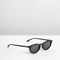 Le Specs - Fire Starter - Sunglasses (Black Rubber & Smoke Polarised) Fire Starter