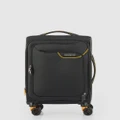 American Tourister - Applite 4 Eco Spinner 55cm EXP TSA - Travel and Luggage (Black and Yellow) Applite 4 Eco Spinner 55cm EXP TSA