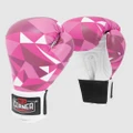 Red Corner Boxing - RCB Spar Boxing Gloves Shattered - Training Equipment (Pink) RCB Spar Boxing Gloves - Shattered