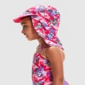 Speedo - Sun Protection Hat Kids - Hats (Cherry Pink, Sweet Taro & Hellium) Sun Protection Hat - Kids