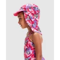 Speedo - Sun Protection Hat Kids - Hats (Cherry Pink, Sweet Taro & Hellium) Sun Protection Hat - Kids