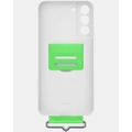 Samsung - Samsung GS22+ Silicone Phone Cover - Tech Accessories (White) Samsung GS22+ Silicone Phone Cover
