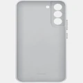 Samsung - Samsung GS22+ Leather Phone Cover - Tech Accessories (Gray) Samsung GS22+ Leather Phone Cover