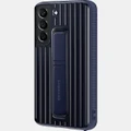 Samsung - Samsung Galaxy S22+ Protective Standing Cover - Tech Accessories (Navy) Samsung Galaxy S22+ Protective Standing Cover
